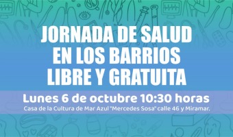 JORNADA DE SALUD EN MAR AZUL
